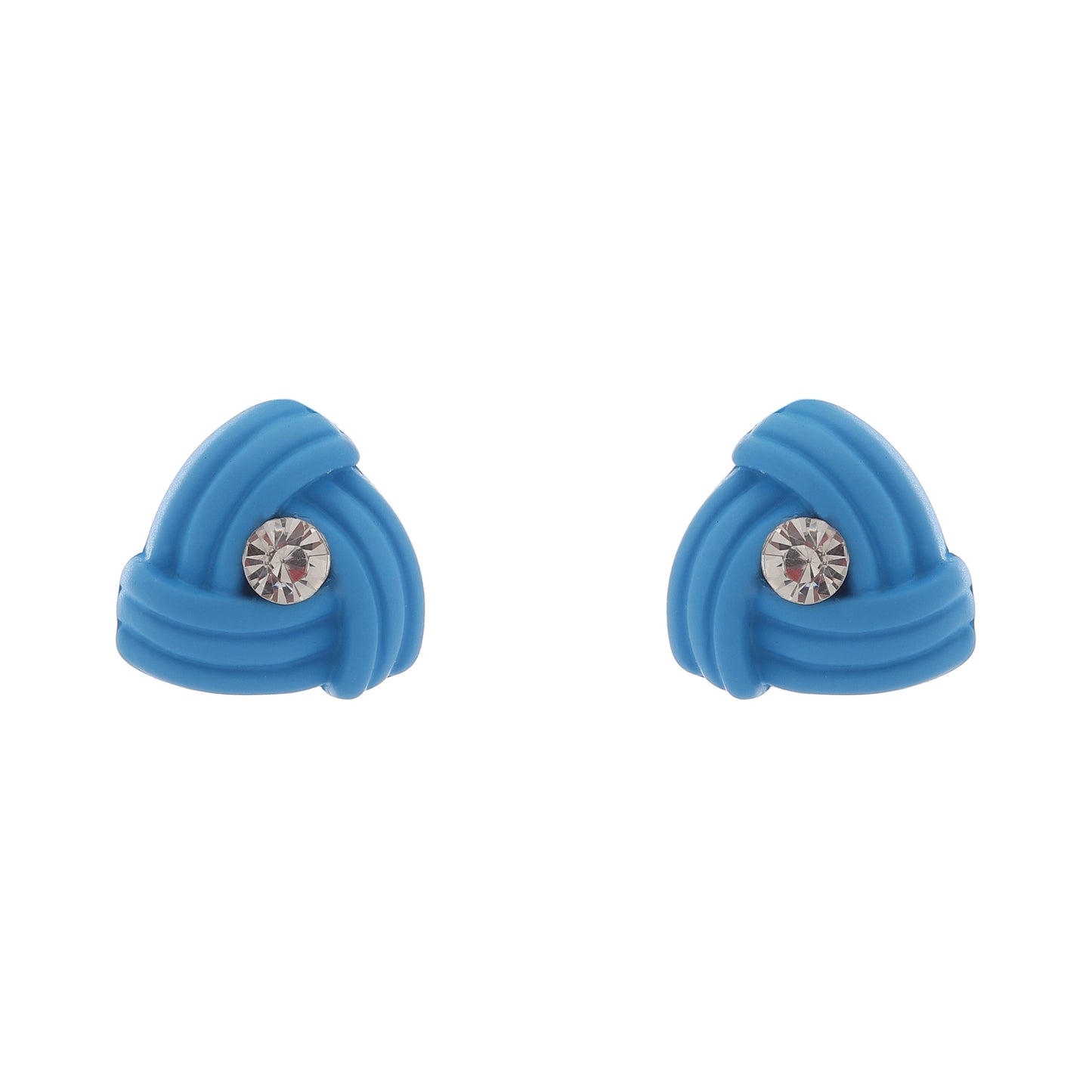 Centerstone Triangle Earrings