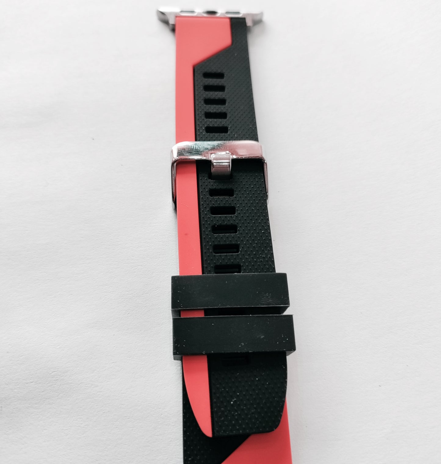 Soft Silicone Stainless Metal Buckle 2 Colours Shade  Apple Watches Strapped