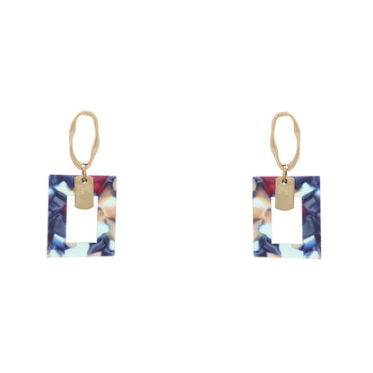 Mosaic Marble Earrings