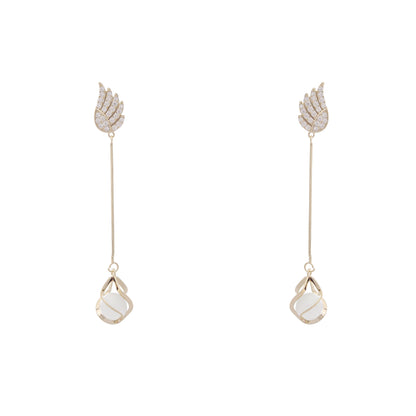Swan Rhinestone Earrings