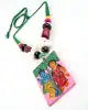 Radha krishna Wooden Handmade Nacklace With Earrings